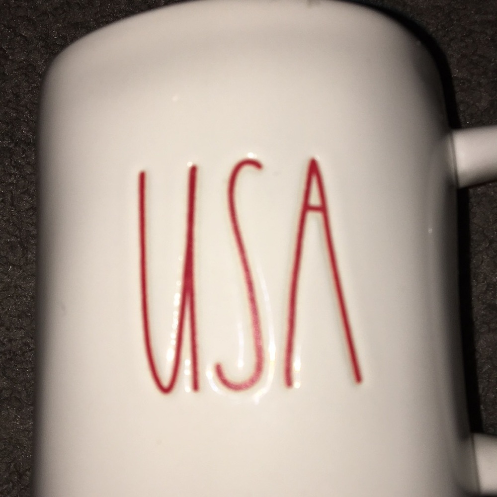 Rae Dunn Artisan Collection Magenta “USA” Mug 2018 Blue - Picture 3 of 4